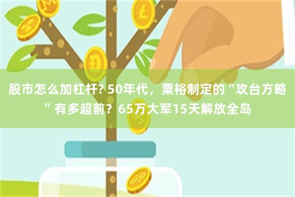 股市怎么加杠杆? 50年代，粟裕制定的“攻台方略”有多超前？65万大军15天解放全岛