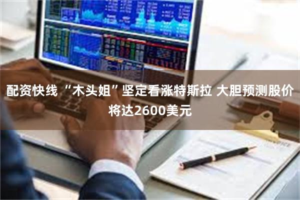 配资快线 “木头姐”坚定看涨特斯拉 大胆预测股价将达2600美元