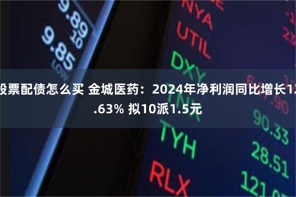 股票配债怎么买 金城医药：2024年净利润同比增长12.63% 拟10派1.5元