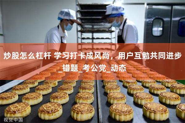 炒股怎么杠杆 学习打卡成风尚，用户互勉共同进步_错题_考公党_动态