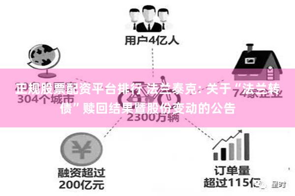 正规股票配资平台排行 法兰泰克: 关于“法兰转债”赎回结果暨股份变动的公告