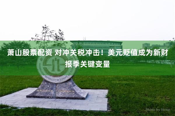 萧山股票配资 对冲关税冲击！美元贬值成为新财报季关键变量