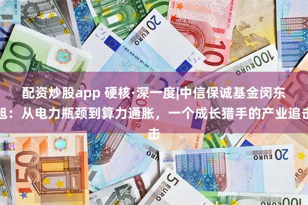 配资炒股app 硬核·深一度|中信保诚基金闵东旭：从电力瓶颈到算力通胀，一个成长猎手的产业追击