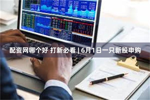 配资网哪个好 打新必看 | 6月1日一只新股申购