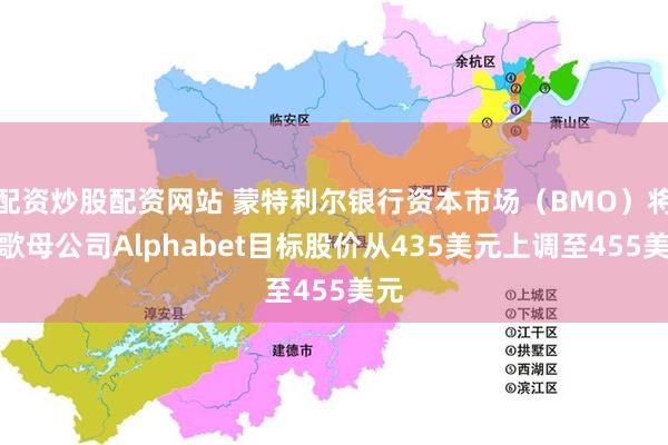 配资炒股配资网站 蒙特利尔银行资本市场（BMO）将谷歌母公司Alphabet目标股价从435美元上调至455美元