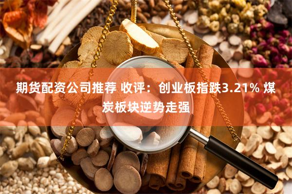 期货配资公司推荐 收评：创业板指跌3.21% 煤炭板块逆势走强