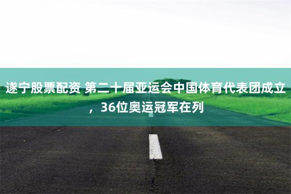 遂宁股票配资 第二十届亚运会中国体育代表团成立,36位奥运冠军在列